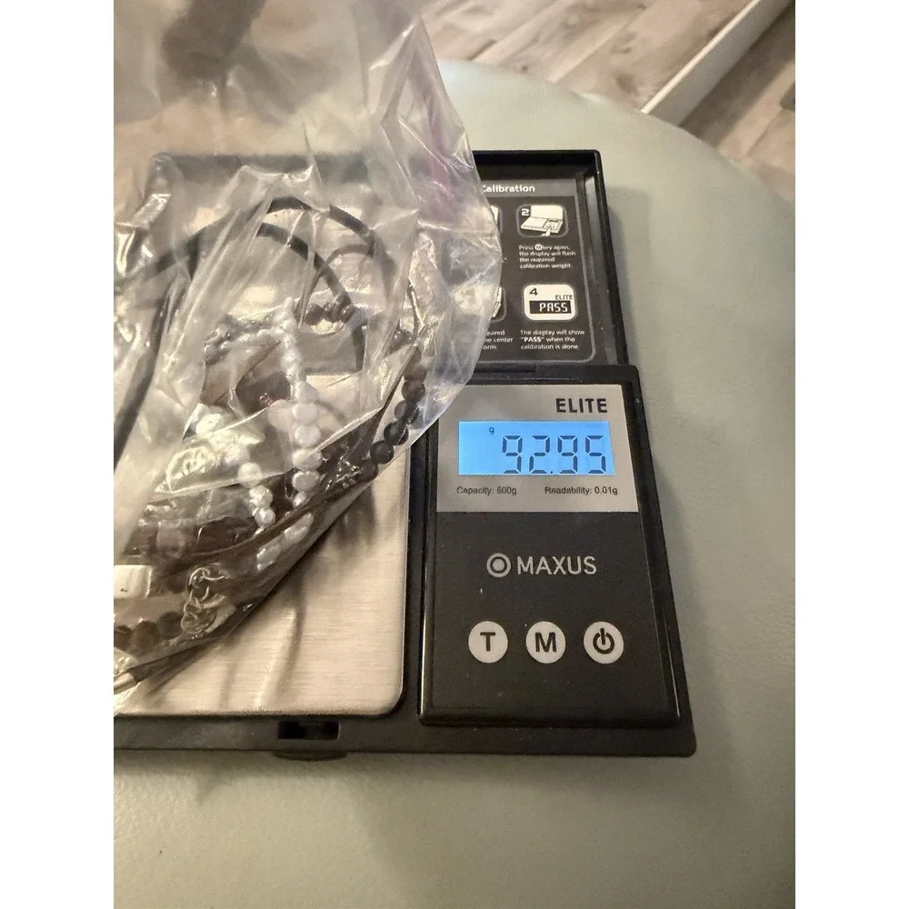 Sterling Silver Jewelry Lot 925 Not Scrap Necklaces Pin Ring Pendant 93 Grams - Picture 9 of 9